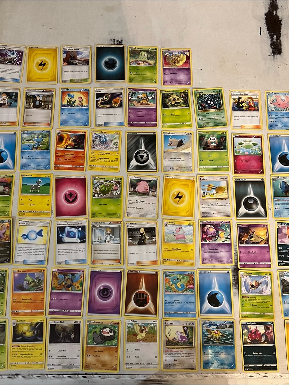 Pokémon Trading Card Lot - Assorted 60 Cards, Mixed MP to NM